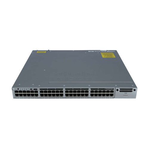 WS-C3850-48PW-SZ Cisco Catalyst 3850 Series C3850-48P 48 x RJ-45 Ports PoE+ 1000Base-T Layer 3 Managed Rack-mountable Gigabit Ethernet Network Switch