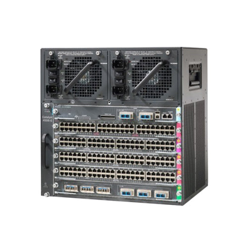 WS-C4506-E-RF Cisco Catalyst 4500 Series 4506-E 6 x Slots Supervior Engine Layer 4 10U Rack-mountable Network Switch Chassis