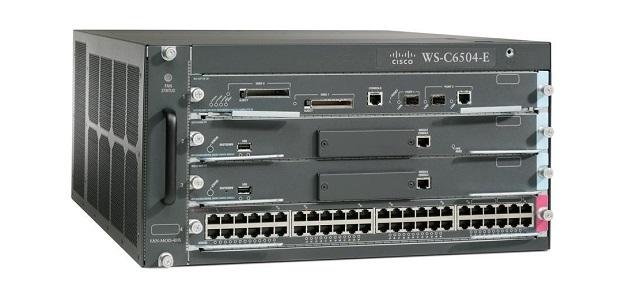 WS-C6504-E - Cisco Catalyst 6500 Series 4-Slots 5U Switch Chassis