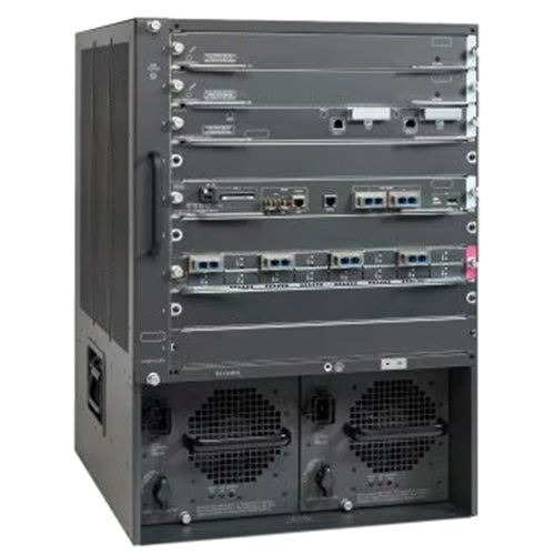 WS-C6509-1300AC-RF Cisco Catalyst 6500 Series 9 x Expansion Slots Supervisor Engine 14U Rack-mountable Layer 3 Managed Network Switch Chassis