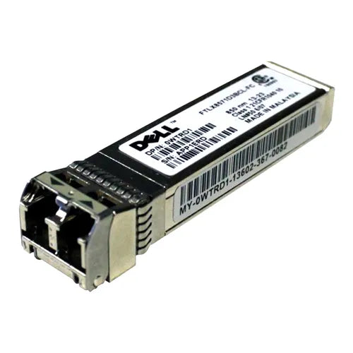 WTRD1 Dell 10Gb/s 10GBase-SR Multi-mode Fiber 850nm 300m Duplex LC Connector SFP+ Transceiver Module