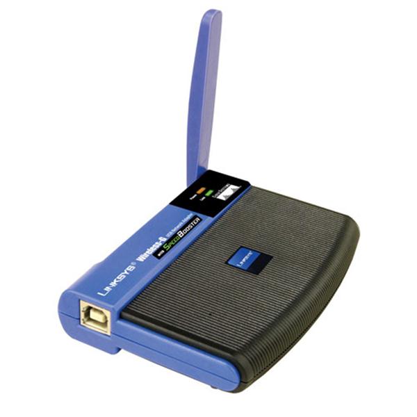 WUSB54GS Linksys Wireless G USB Network Adapter 54MBPS with SpeedBooster (Refurbished)