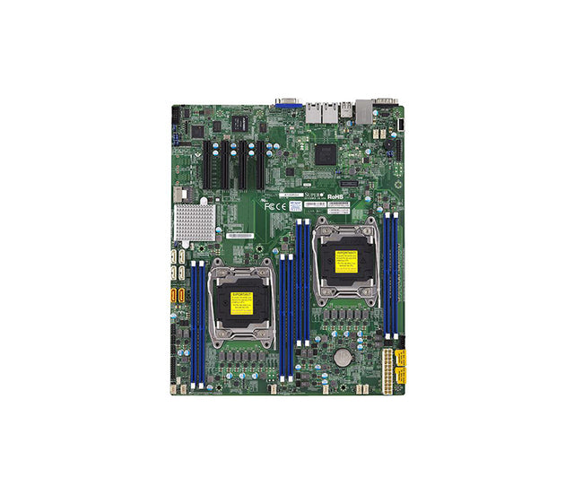 X10DRD-INTP-B - Supermicro X10DRD-iNTP Socket LGA2011 Intel C612 Chipset EATX System Board (Motherboard) Supports 2x Xeon E5-2600 v3/v4 Series DDR4 8x DIMM