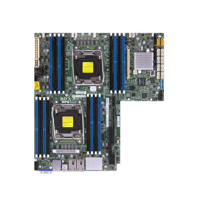 X10DRW-iT SuperMicro Dual Socket R3 LGA 2011 Intel C612 Chipset Xeon E5-2600 v4 / v3 Processors Support DDR4 16x DIMM 10x SATA 6.0Gb/s Proprietary WIO Server Motherboard (Refurbished)