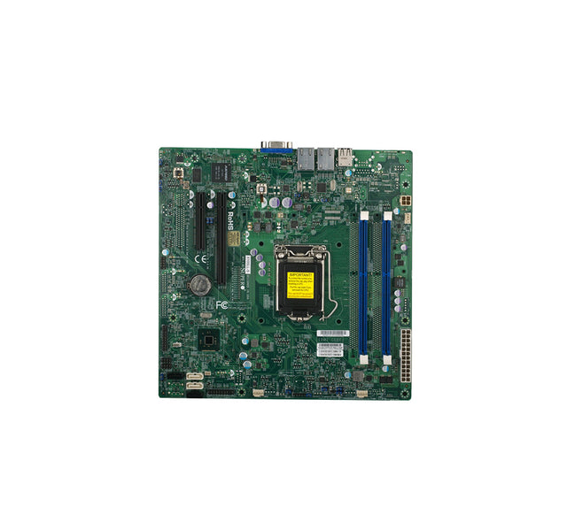 X10SLL-S-B - Supermicro X10SLL-S Socket LGA1150 Intel C222 Express PCH Chipset Micro-ATX System Board (Motherboard) Supports Celeron/Pentium/Xeon E3-1200 v3/v4 Series DDR3 2x DIMM