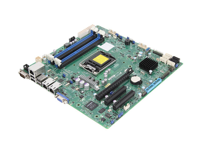 Socket LGA1150 Intel C224 Express PCH Chipset Micro-ATX System Board Motherboard Supoorts Xeon E3-1200 v3/E3-1200 v4 Series DDR3 4x DIMM