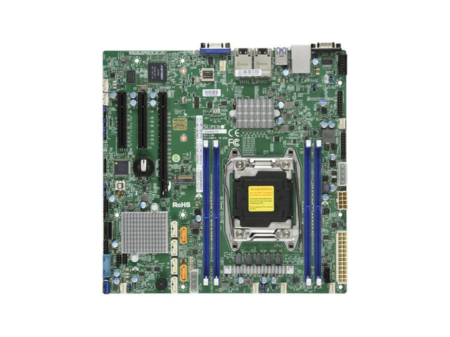 X10SRM-TF Socket LGA2011 Intel C612 Chipset Micro-ATX System Board Motherboard Supports Xeon E5-1600 v3/E5-1600 v4 DDR4 4x DIMM