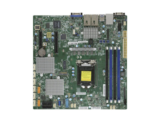 X11SSH-CTF-B - Supermicro X11SSH-CTF Socket LGA1151 Intel C236 Chipset Micro-ATX System Board (Motherboard) Supports Celeron/Pentium/Core i3/Xeon E3-1200 v6/v5 Series DDR4 4 x DIMM