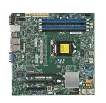 SuperMicro - X11SSHLN4FO - Socket H4 LGA 1151 Xeon E3-1200 v5 / v6 Intel C236 Chipset DDR4 4 x DIMM 8 x SATA 6Gbps micro-ATX Server Motherboard (Refurbish