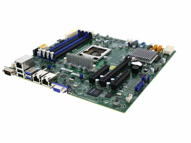 X11SSL-F-B - Supermicro Socket LGA1151 Intel C232 Chipset Micro-ATX System Board (Motherboard) Supports Celeron/Pentium/Xeon E3-1200 v6/v5/Core i3 Series DDR4 4x DIMM