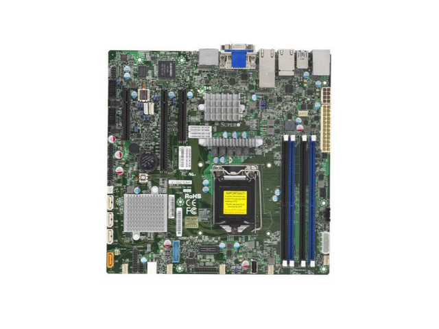 LGA1151/ Intel C236/ DDR4/ SATA3/USB3.0/ A/V/4GbE/ MicroATX Motherboard