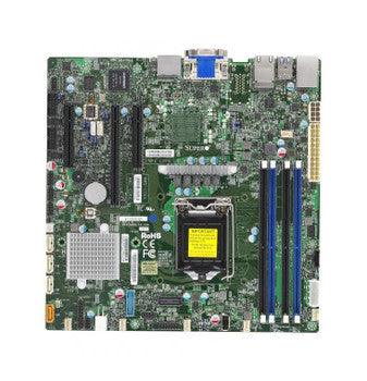 SuperMicro - X11SSZQFO - Socket H4 LGA 1151 Core i7 / i5 / i3 Intel Q170 Express Chipset DDR4 4 x DIMM 4 x SATA 6Gbps micro-ATX Motherboard