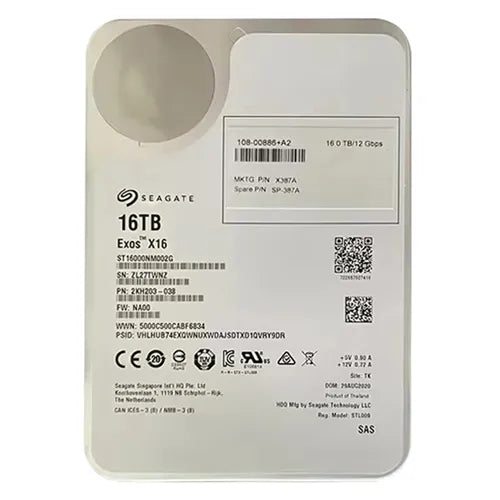 X387A NetApp 16TB 7200RPM SAS 12Gb/s LFF 3.5-inch Hard Drive