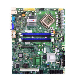 SuperMicro - X7SB3-F - Socket LGA 775 Intel 3210 + ICH9 Chipset Intel Xeon 3000 / Core 2 Quad/ Duo Processors Support DDR2 4x DIMM 2x SATA 3.0Gb/s ATX Ser