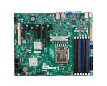 SuperMicro - X8SIA - Socket LGA1156 Intel 3420 Chipset Intel Xeon 3400 Series/ Core i3/ Pentium / Celeron Processors Support DDR3 6x DIMM 6x SATA 3.0Gb/s