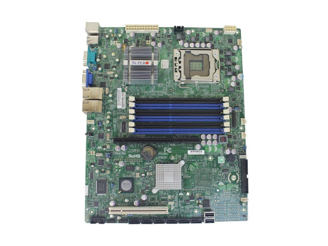 X8STI Socket LGA1366 Intel X58 Chipset ATX System Board Motherboard Supports Core i7/i7 Extreme/Xeon 5500,3500 Series DDR3 6x DIMM