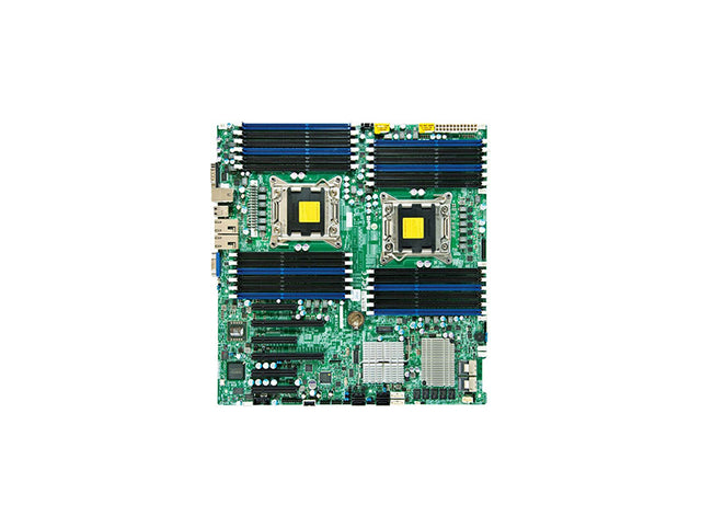 X9DRE-TF+-B - Supermicro X9DRE-TF+ Socket LGA2011 Intel C602J Chipset Enhanced E-ATX System Board (Motherboard) Supports Xeon E5-2600/E5-2600 v2 Series DDR3 24x DIMM