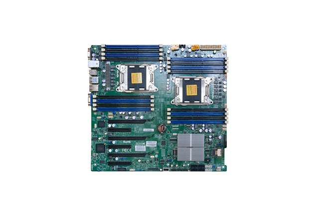 Socket LGA2011 Intel C602 Chipset EATX System Board Motherboard Supports 2x Xeon E5-2600/E5-2600 v2 Series DDR3 24x DIMM