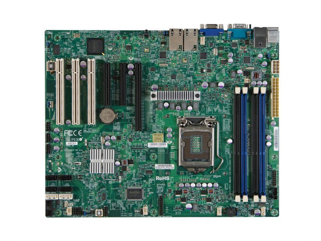 X9SCA-F Socket LGA1155 Intel C204 Chipset ATX System Board Motherboard Supports Xeon E3-1200/Core i3/Pentium DDR3 4x DIMM