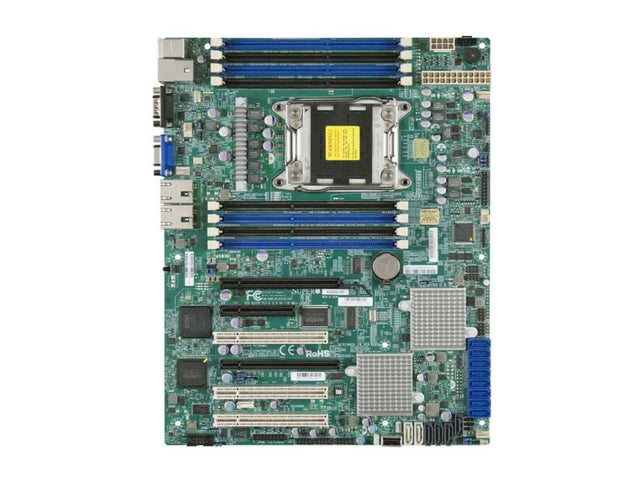 X9SRH-7F Socket LGA2011 Intel C602J Chipset ATX System Board Motherboard Supports Xeon E5-2600/E5-1600 Series DDR3 8x DIMM