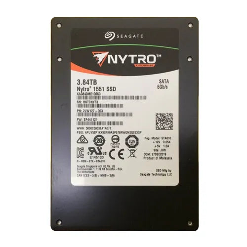 XA3840ME10063 Seagate Nytro 1551 3.84TB Triple-Level Cell SATA 6Gb/s 2.5-Inch Solid State Drive