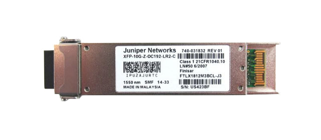 XFP-10G-Z-OC192-LR2 - Juniper Compatible 10GBase-ZR/ZW XFP 1550nm 80km DOM Transceiver Module