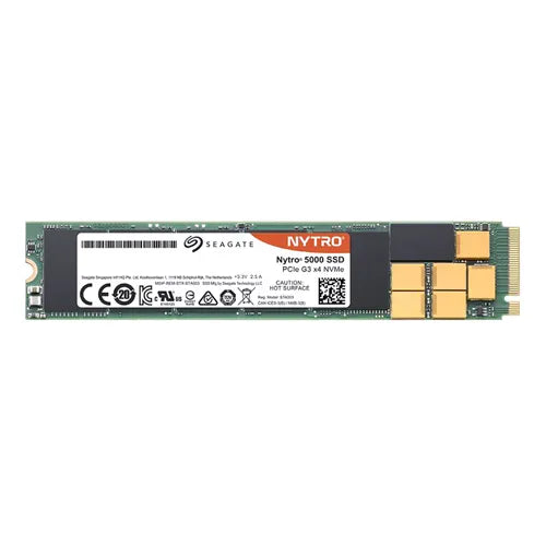 XP1600HE30012 Seagate Nytro 5000 1.6TB Multi-Level Cell PCI Express NVMe 3.0 x4 (SED) M.2 22110 Solid State Drive