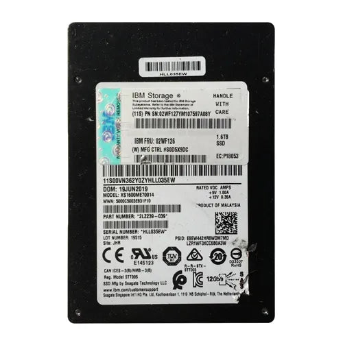 XS1600ME70014 Seagate Nytro 3731 1.6TB 3D Triple-Level-Cell SAS 12Gb/s Write Intensive Endurance 2.5-Inch Solid State Drive