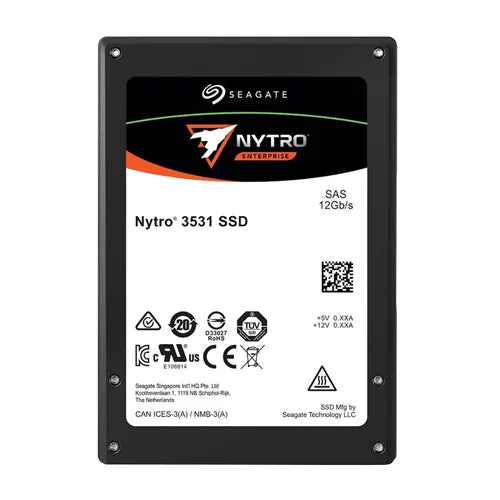 XS3200LE70004 Seagate Nytro 3531 Series 3.2TB Triple-Level Cell SAS 12Gb/s 2.5-Inch Solid State Drive