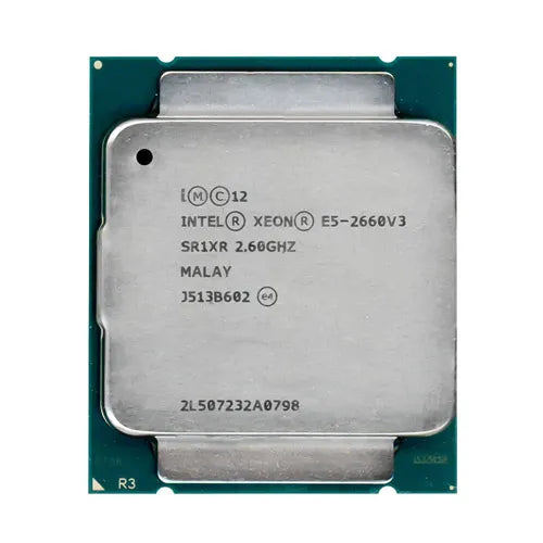 2660-V3 Intel Xeon E5-2660 v3 10-Core 2.60GHz 9.6GT/s QPI 25MB L3 Cache Socket LGA2011 Processor