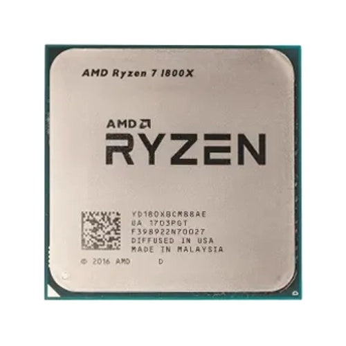 YD180XBCAEWOF AMD Ryzen 7 1800X 8-Core 3.6GHz 16MB L3 Cache Socket AM4 Processor