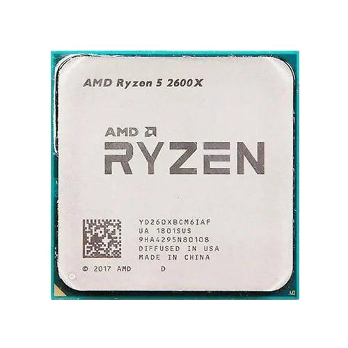 YD260XBCM6IAF AMD Ryzen 5 2600X 6-Core 3.6GHz 16MB L3 Cache Socket AM4 Processor