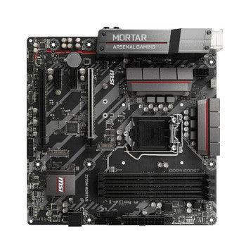 MSI - Z370MMORTAR - Socket LGA 1151 Intel Z370 Express Chipset 8th Generation Core i7 / i5 / i3 / Pentium / Celeron Processors Support DDR4 4x DIMM 4x SAT