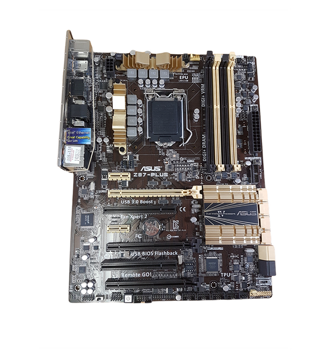 Z87-PLUS Asus Socket LGA1150 Intel Z87 Chipset ATX System Board (Motherboard) Supports Core i7 / i5 / Pentium / Celeron Series DDR3 4x DIMM