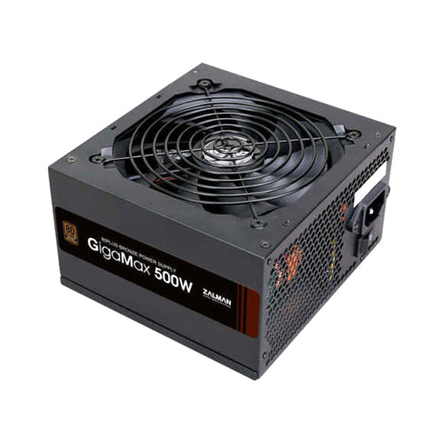 ZM600-GVII-A Zalman GigaMax 600-Watts 100-240V AC 10-5A 50-60Hz 80-Plus Gold ATX Power Supply