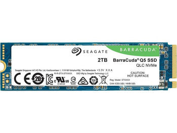 Seagate - ZP2000CV3A001 - Barracuda Q5 2TB QLC PCI Express 3.0 x4 NVMe M.2 2280 Internal Solid State Drive (SSD)