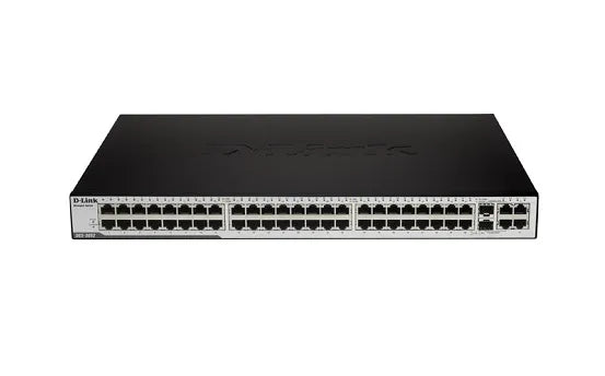 DES-3552 - D-Link 33.1W 48-Port 10/100Base-TX Managed Stackable Fast Ethernet Switch 2 Combo Gigabit SFP Ports