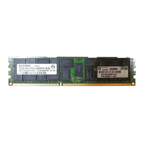 EBJ17RG4EAFD-DJ-F-HP - HPE 16GB DDR3-1333MHz PC3-10600 ECC Registered CL9 240-Pin RDIMM 1.5V Dual Rank Memory Module