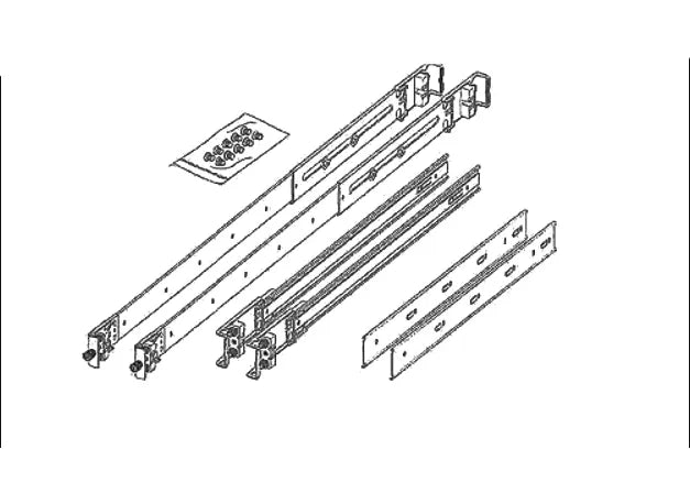 EC8011002-E6 - Extreme Networks VSP 8000 Chassis Universal Slide Rack Mount Kit 300mm-900mm