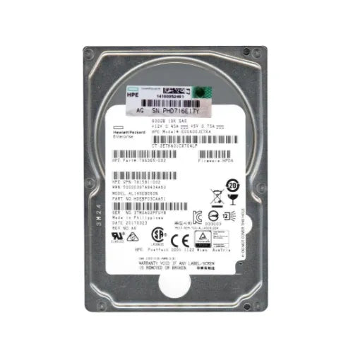 EG0600JETKA-1 - HPE 600GB 10000RPM SAS 12Gb/s Hot Pluggable 2.5-Inch Hard Drive for SAN Storage Array