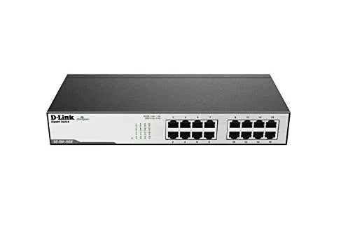 GO-SW-16GE - D-Link 16-Port 32Gbps 10/100/1000Base-T Unmanaged Gigabit Ethernet Switch