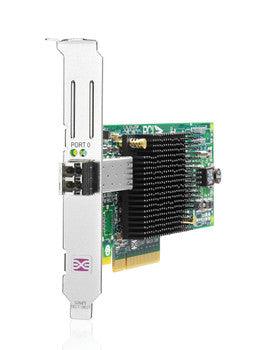 HP - AJ762B#0D1 - Storageworks 81E Single-Ports LC 8.5Gbps Fibre Channel PCI Express 2.0 x4 / PCI Express x8 Host Bus Network Adapter - Orange Hardwares