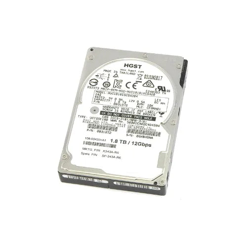 1.8TB 10520RPM SAS 12Gb/s 128MB Cache 512e Secure Erase 2.5-inch Hard Drive