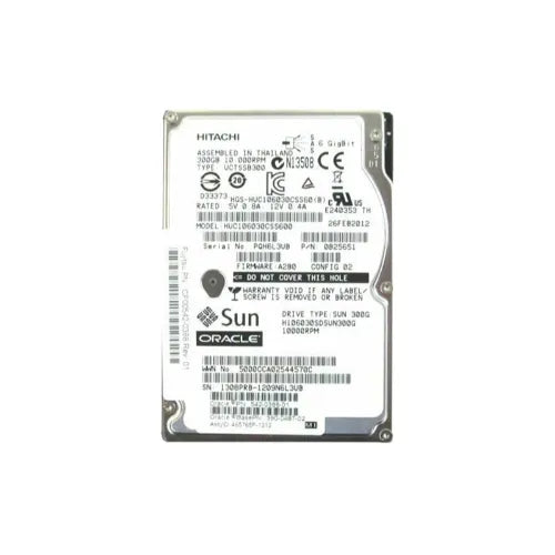 HUC106030CSS600-RFB - HGST Ultrastar C10K600 Series 300GB 10000RPM SAS 6Gb/s 64MB Cache 2.5-Inch Enterprise Hard Drive