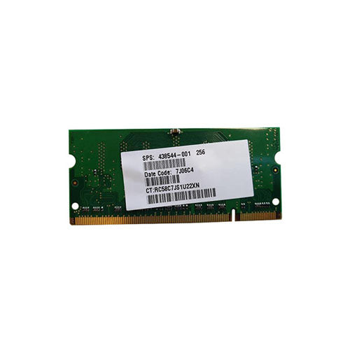 438544-001 - Compaq 256MB DDR2-400MHz PC2-3200 non-ECC Unbuffered CL3 200-Pin SoDimm Memory Module for 500 Notebook PC