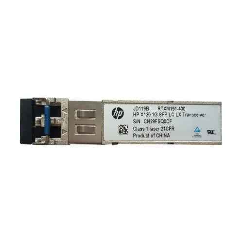 JD119B-GEN - HP 1Gb/s 1000Base-LX Single-Mode Fiber 1310nm 10km Duplex LC Connector SFP Transceiver Module