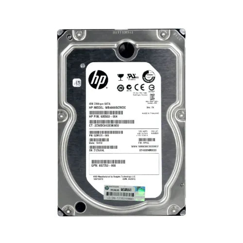 MB4000GCWDC-GEN - HPE 4TB 7200RPM SATA 3Gb/s Hot-Swappable 512 3.5-Inch Midline Hard Drive for ProLiant Servers