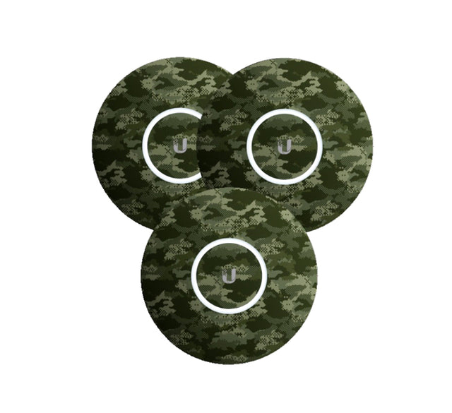 nHD-cover-Camo-3 - Ubiquiti UniFi Nano HD Camouflage Style Cover 3 Pack for UniFi nanoHD AP