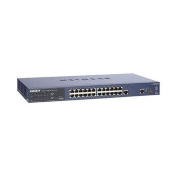 NetGear - FS726T - ProSafe 24-Ports 10/100Mbps Smart Switch with 2 Gigabit Ports - Orange Hardwares