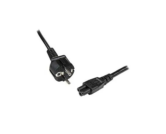 PXTNB3SEU1M - StarTech 1m 3 Prong Laptop Power Cord Schuko CEE7 to C5 Clover Leaf Power Cable Lead For Notebook Black